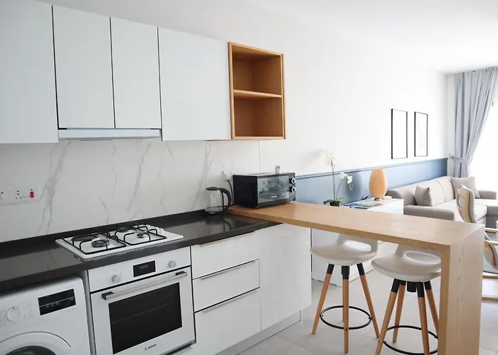 Caesar Blue Large With Sea View And Aquapark Apartmán Boghaz