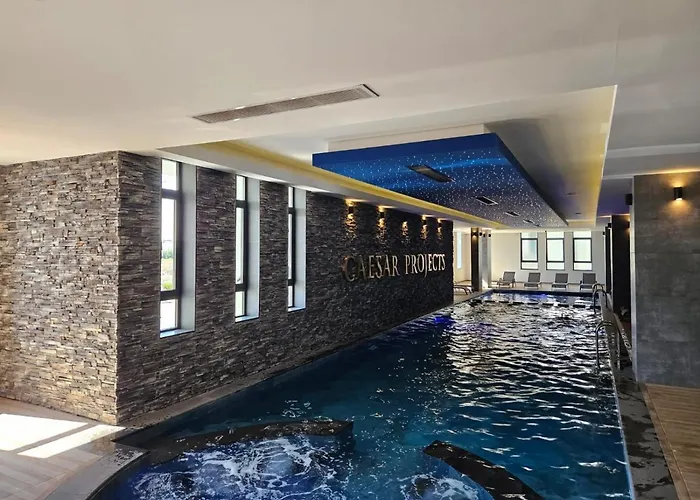 Caesar Blue Large With Sea View And Aquapark Apartmán