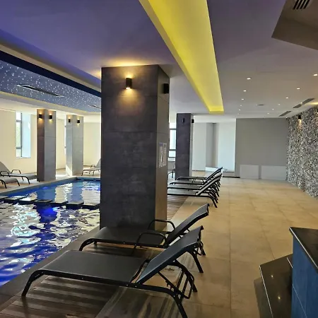 Caesar Blue Large With Sea View And Aquapark Apartament *