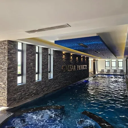 Caesar Blue Large With Sea View And Aquapark Apartament